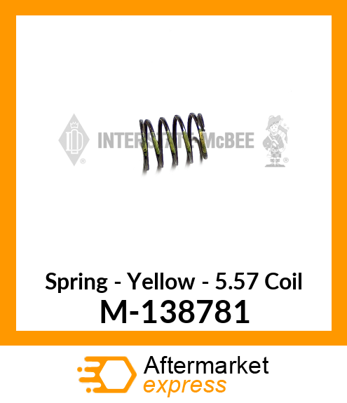 Spring - Yellow - 5.57 Coil M-138781