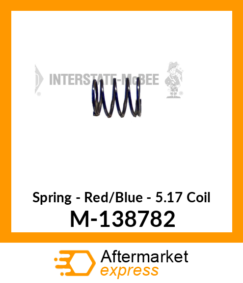 Spring - Red/Blue - 5.17 Coil M-138782