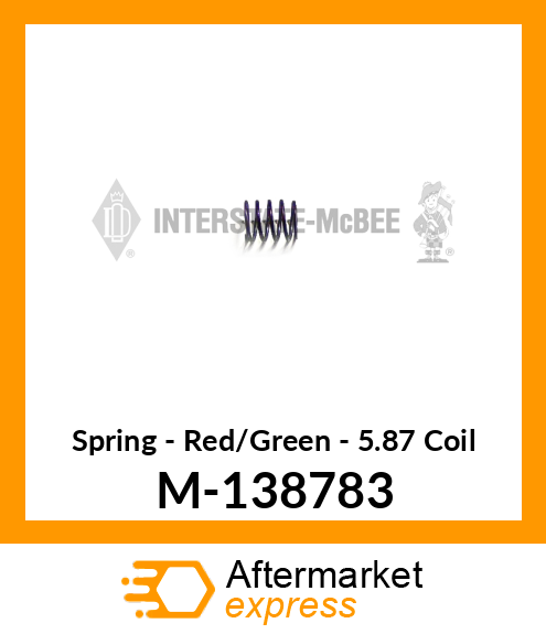 Spring - Red/Green - 5.87 Coil M-138783