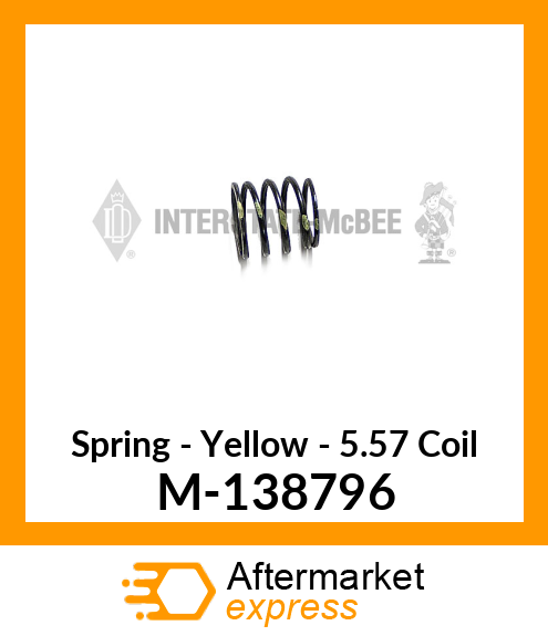 Spring - Yellow - 5.57 Coil M-138796