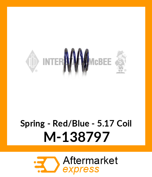 Spring - Red/Blue - 5.17 Coil M-138797