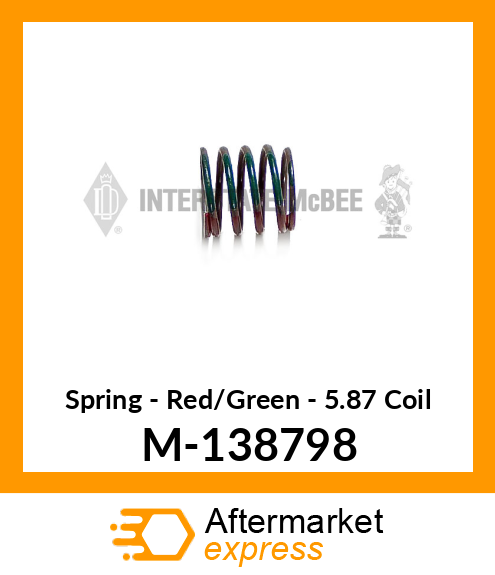 Spring - Red/Green - 5.87 Coil M-138798