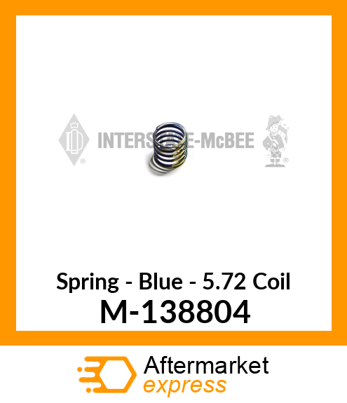 Spring - Blue - 5.72 Coil M-138804