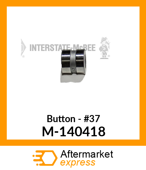 Button - #37 M-140418