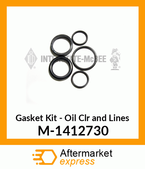 Gasket Set - Oil Cooler&Lines M-1412730