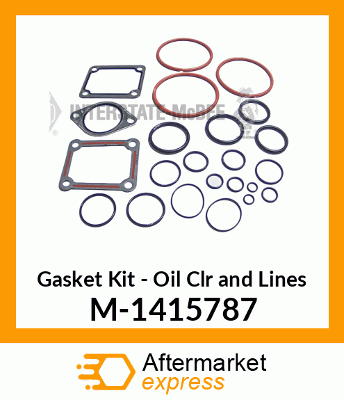 Gasket Set - Oil Cooler&Lines M-1415787