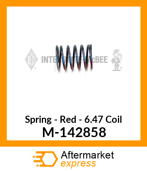 Spring - Red - 6.47 Coil M-142858