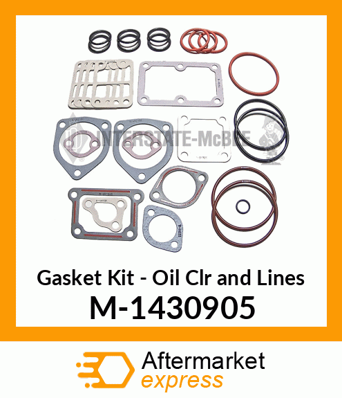 Gasket Set - Oil Cooler&Lines M-1430905