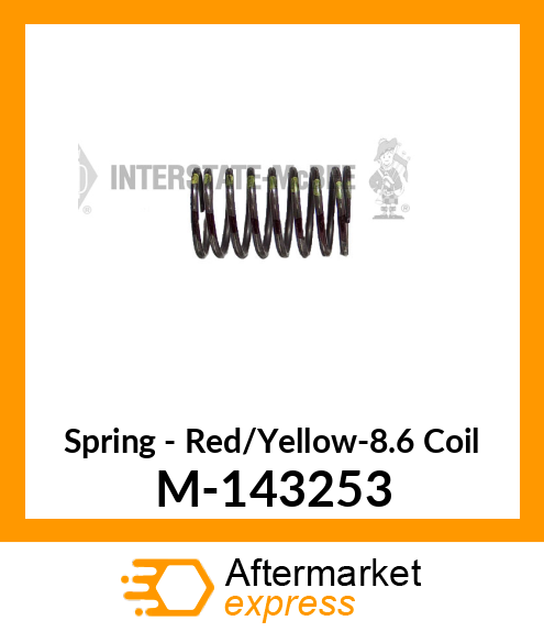 Spring - Red/Yellow-8.6 Coil M-143253