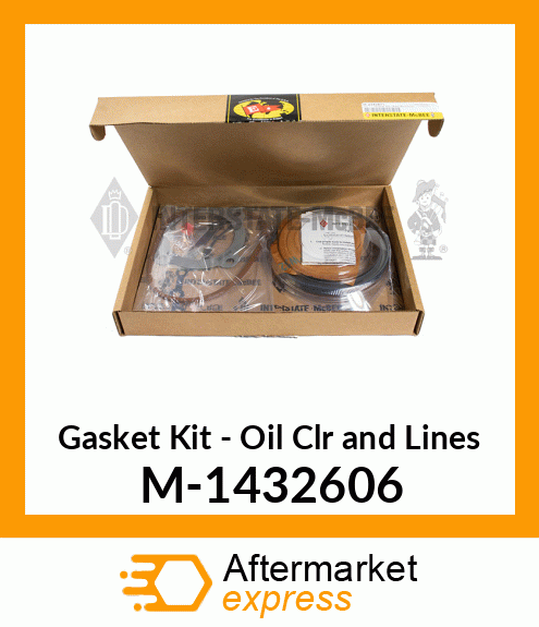 Gasket Set - Oil Cooler&Lines M-1432606