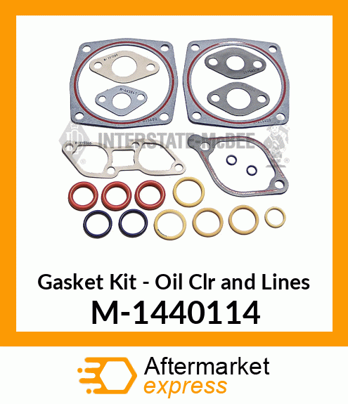 Gasket Set - Oil Cooler&Lines M-1440114