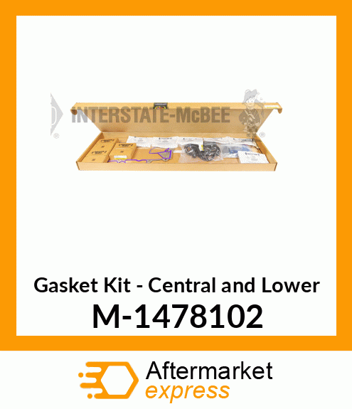 Gasket Set - Central & Lower M-1478102