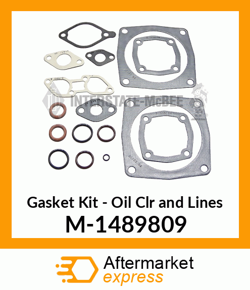 Gasket Set - Oil Cooler&Lines M-1489809