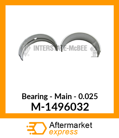 Bearing - Main - .025 M-1496032