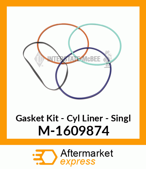 Gasket Set - Single Cyl Liner M-1609874