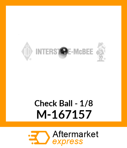 Check Ball - 1/8 M-167157