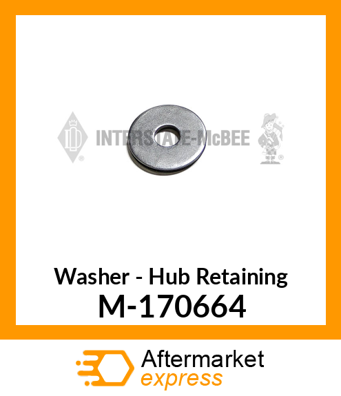 Washer - Hub Retaining M-170664