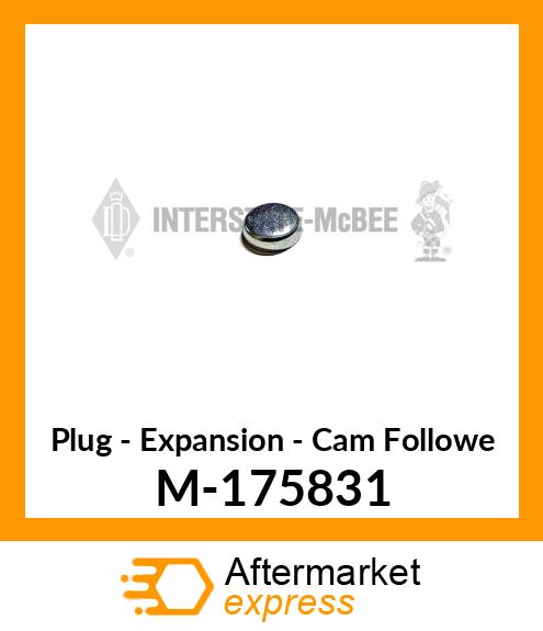 Plug - Expansion - Cam Flwr M-175831