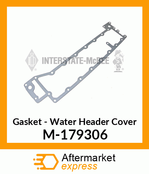 Gasket - Water Header Cover M-179306