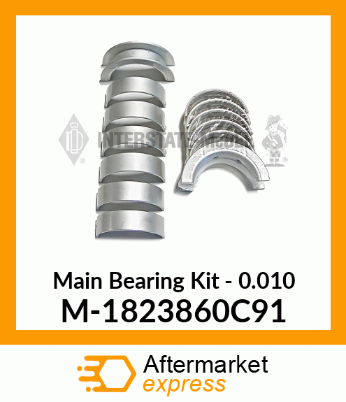 Main Bearing Set .010 M-1823860C91