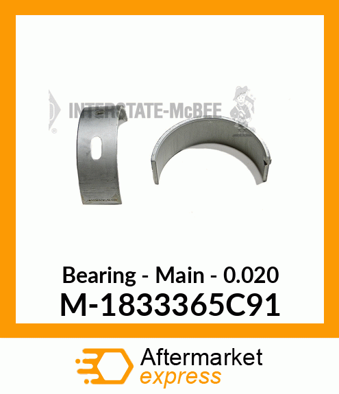 Bearing - Main 020 (Pair) M-1833365C91