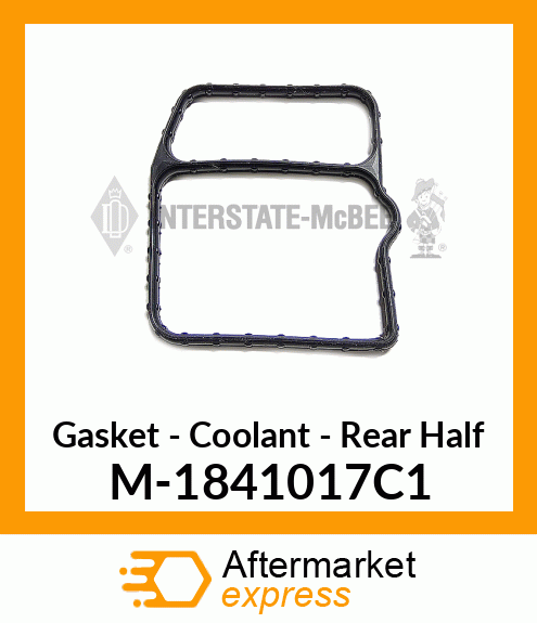 Gasket - Rear Half Coolant M-1841017C1