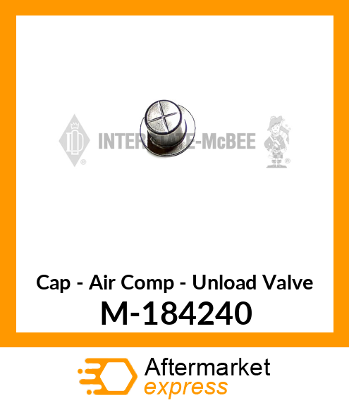 Cap - Air Comp - Unloader Vlv M-184240