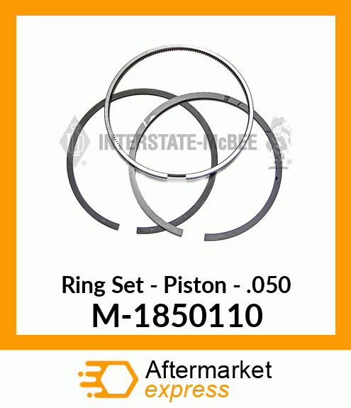 Ring Set - Piston - .050 M-1850110