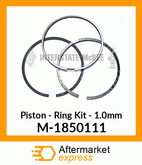 Ring Set - Piston - 1.0mm M-1850111