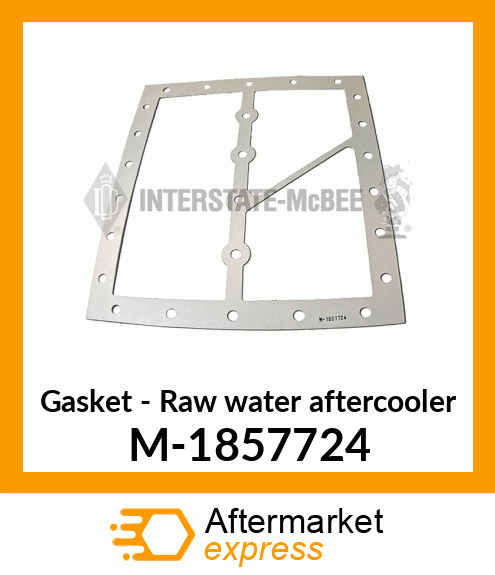 Gasket - Raw water aftercooler M-1857724