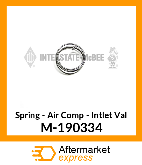 Spring - Air Comp - Intlet Vlv M-190334