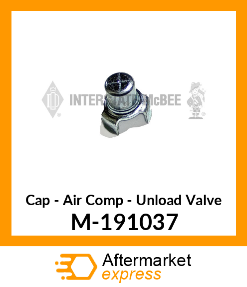 Cap - Air Comp - Unloader Vlv M-191037