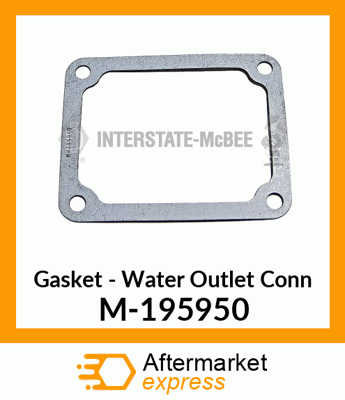 Gasket - Water Outlet Conn M-195950