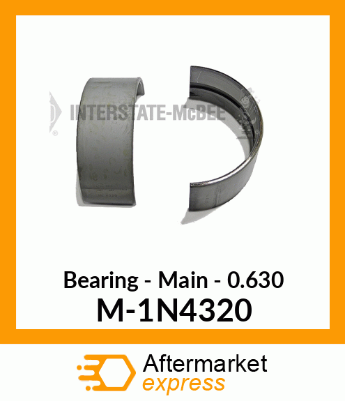 Bearing - Main - .63mm M-1N4320