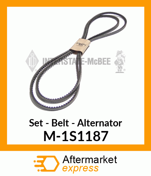 Set - Belt - Alternator M-1S1187