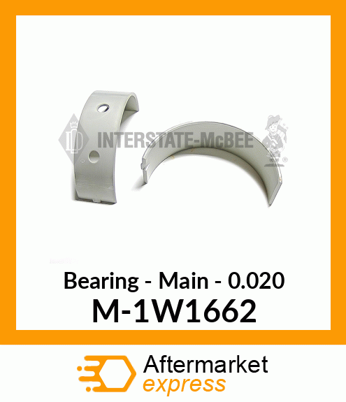 Bearing - Main - .020 M-1W1662