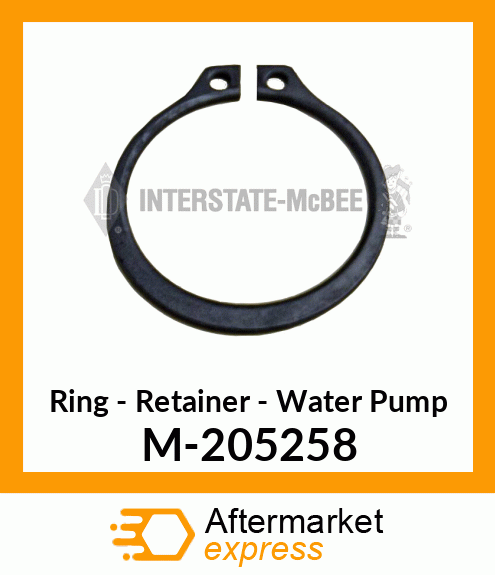 Ring - Retainer - Water Pump M-205258