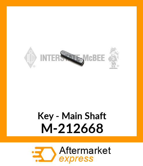 Key - Main Shaft M-212668