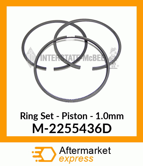 Ring Set - Piston - 1.0mm M-2255436D