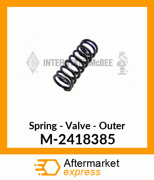 Spring - Valve - Outer M-2418385