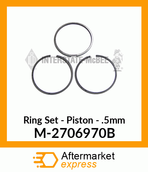 Ring Set - Piston - .5mm M-2706970B