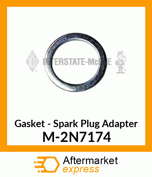 Gasket - Spark Plug Adapter M-2N7174