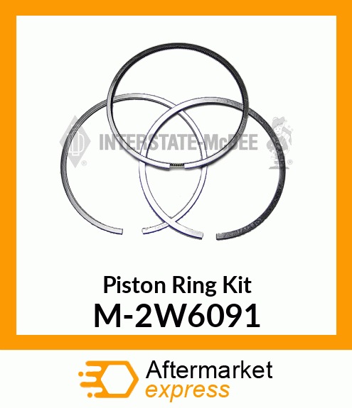 Ring Set - Piston M-2W6091