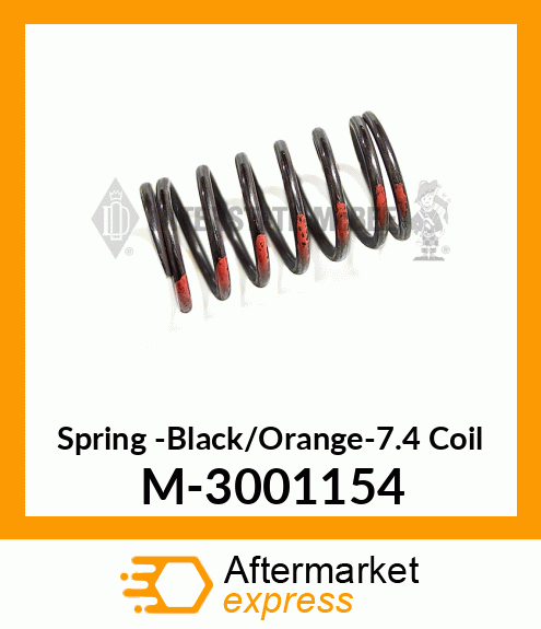 Spring -Brown/Orange-7.4 Coil M-3001154