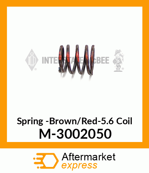 Spring -Brown/Red-5.6 Coil M-3002050