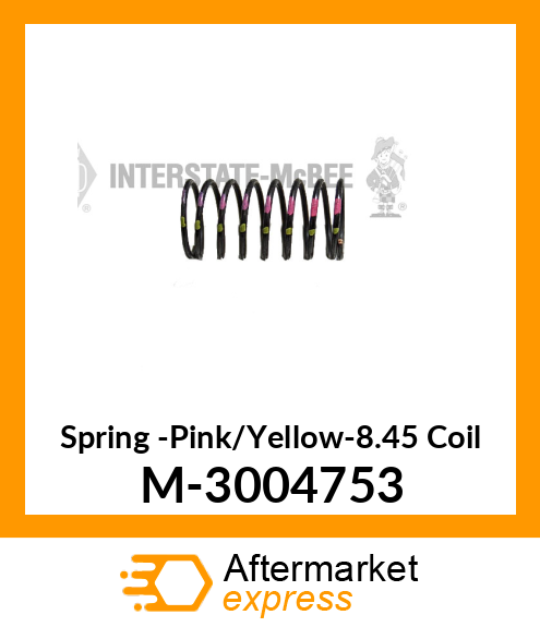 Spring -Pink/Yellow-8.45 Coil M-3004753