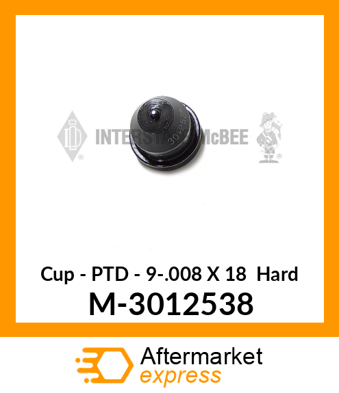 Cup - PTD - 9-.008 X 18° Hard M-3012538