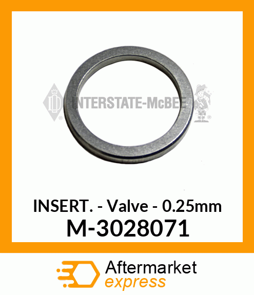 Insert - Valve - .25mm M-3028071