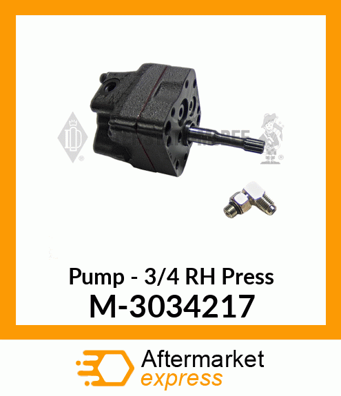 Pump - 3/4" RH Press M-3034217