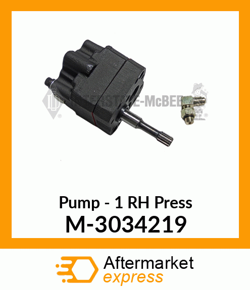 Pump - 1" RH Press M-3034219